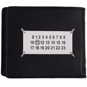 Maison Margiela Black Leather Glam Slam Wallet 180376